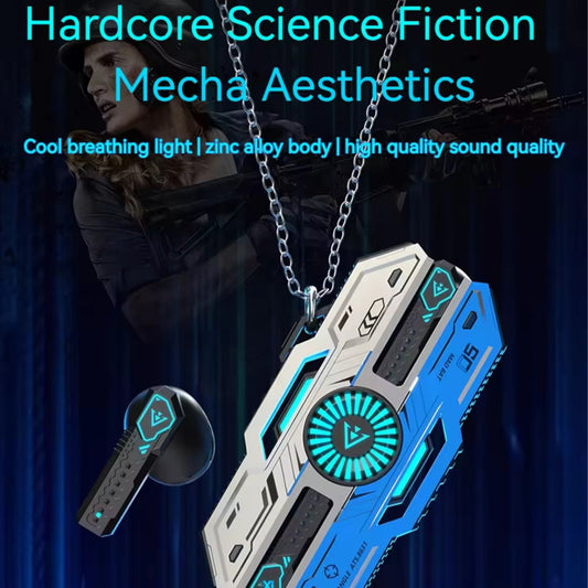 AeroX GearPods – Magnetic Necklace Wireless Gaming Earbuds with Power Case