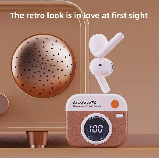 Enjoy premium sound quality with these Hi-Fi Wireless Bluetooth Earbuds featuring a stylish digital display charging case. Designed for comfort and performance, these earbuds deliver clear audio, deep bass, and a modern look perfect for daily use.