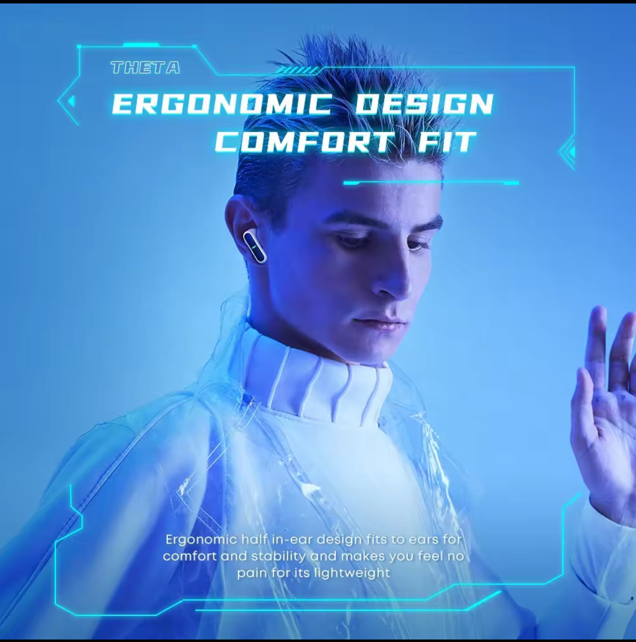 LANGSDOM Wireless Bluetooth Earbuds with Charging Case | Hi-Fi Sound & Touch Control