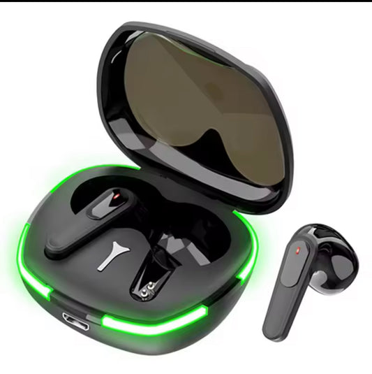 IPX4 Waterproof Gaming Bluetooth Earbuds with LED Case | Deep Bass & Touch Control