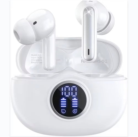 AuroPods X10 – LED Display Bluetooth Earbuds with Charging Case | Wireless TWS Earphones